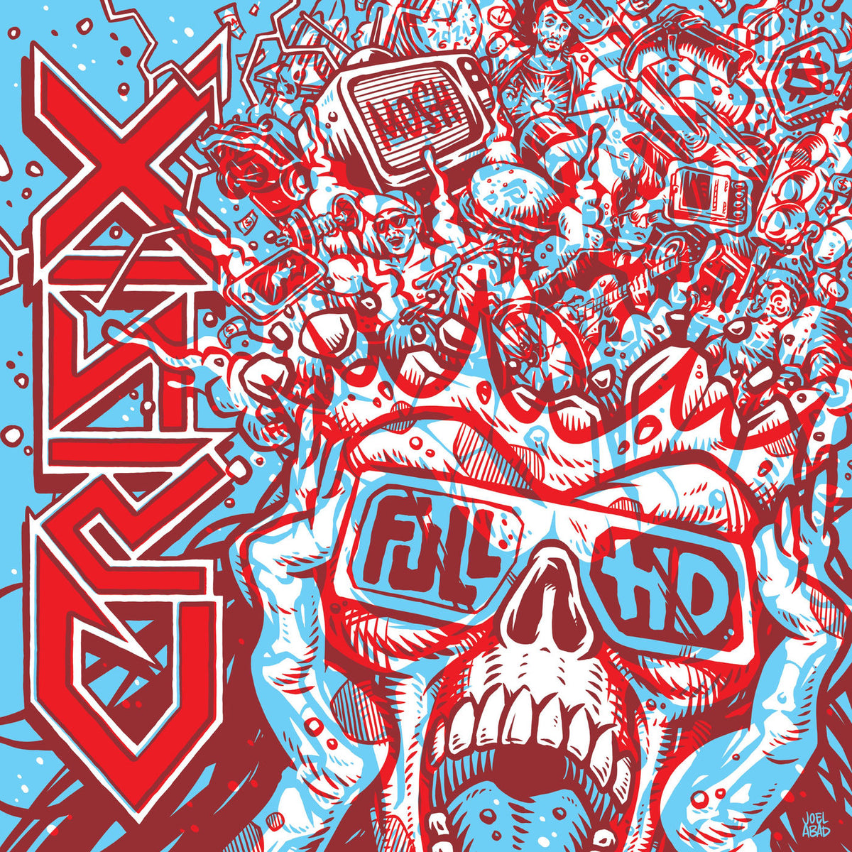 Crisix – Full HD vinyl record cover