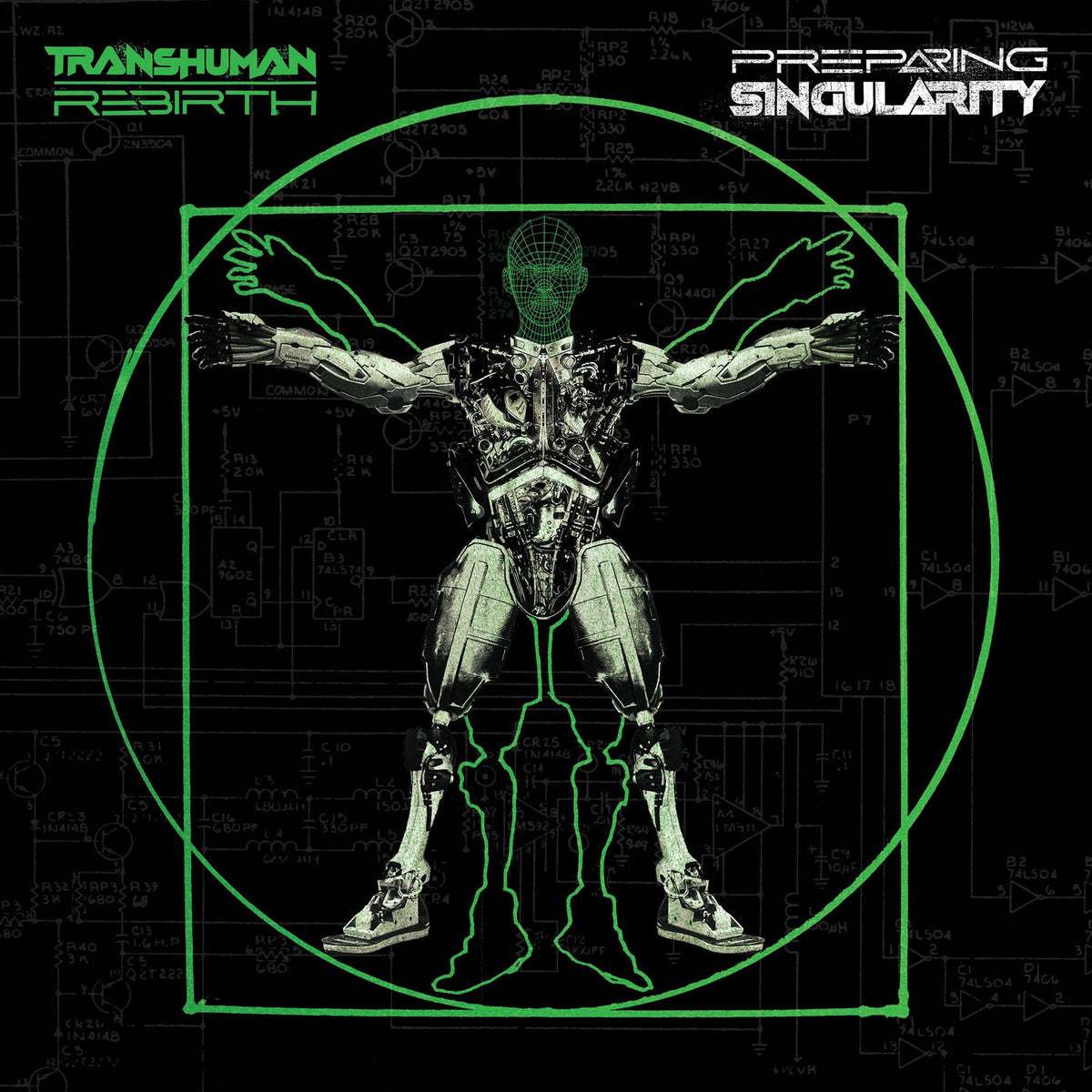 Transhuman Rebirth – Preparing Singularity [LP] vinyl record cover