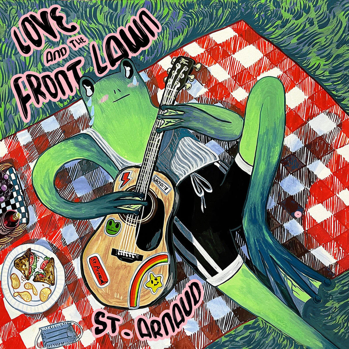 St.Arnaud – LOVE AND THE FRONT LAWN(LP  by ST.ARNAUD vinyl record cover