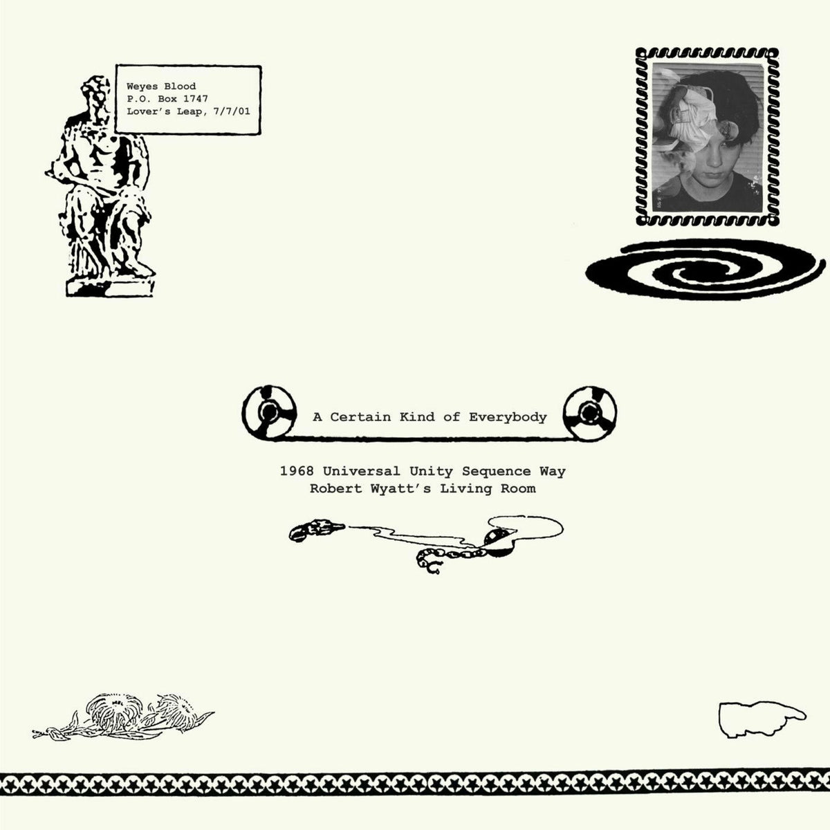 Weyes Blood – A Certain Kind b/w Everybody's Talkin' vinyl cover