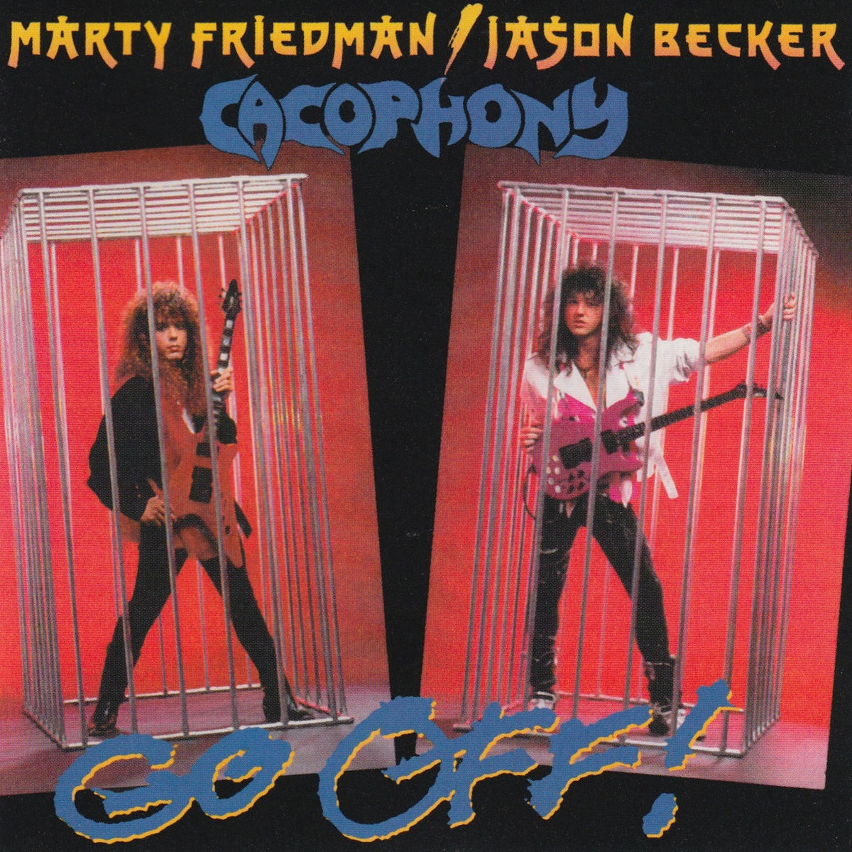 Cacophony – Go Off vinyl record cover