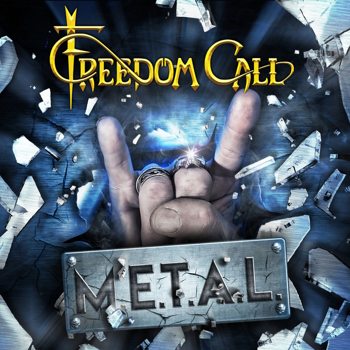 Freedom Call – M.E.T.A.L. vinyl cover
