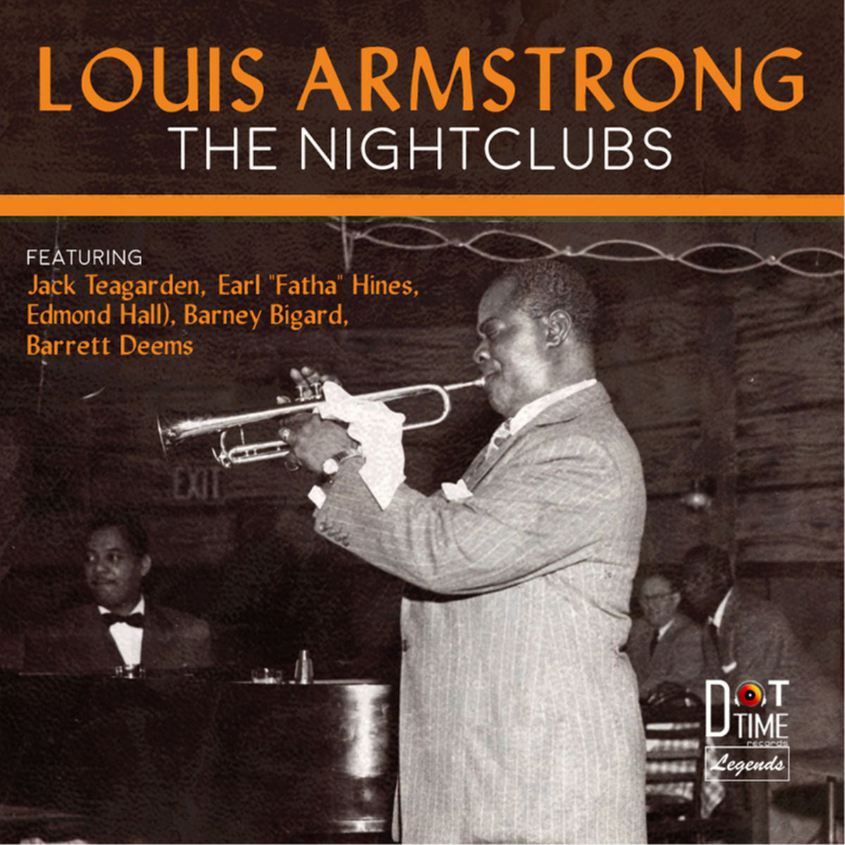 Louis Armstrong – The Night Clubs vinyl cover