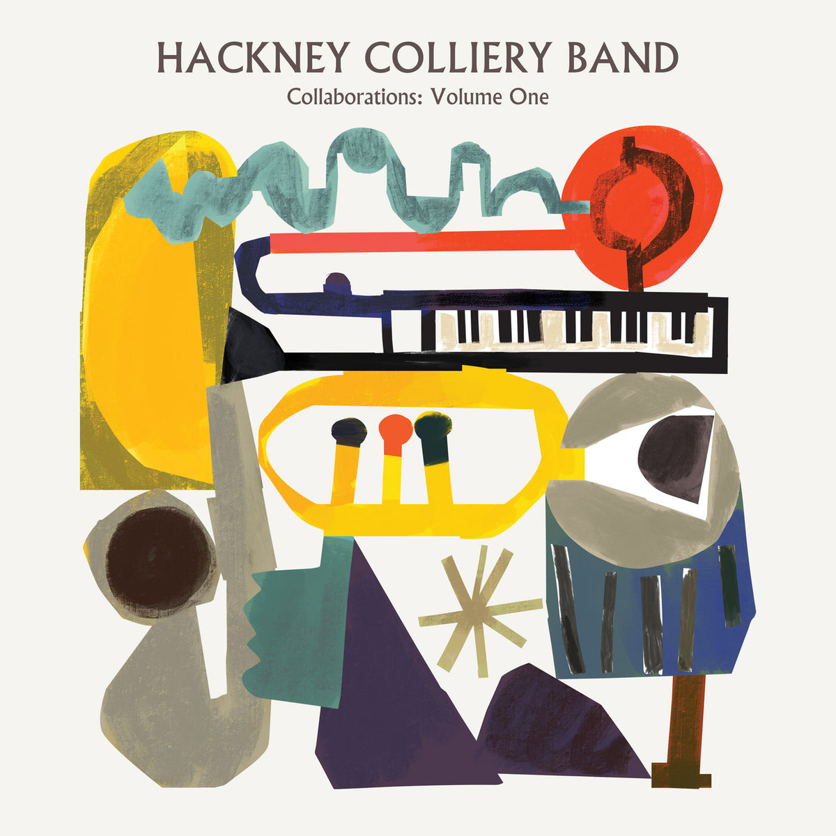 Hackney Colliery Band – Collaborations: Volume One vinyl record cover