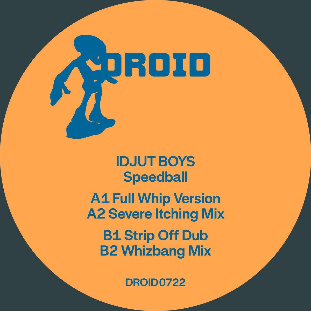 Idjut Boys – Speedball vinyl cover