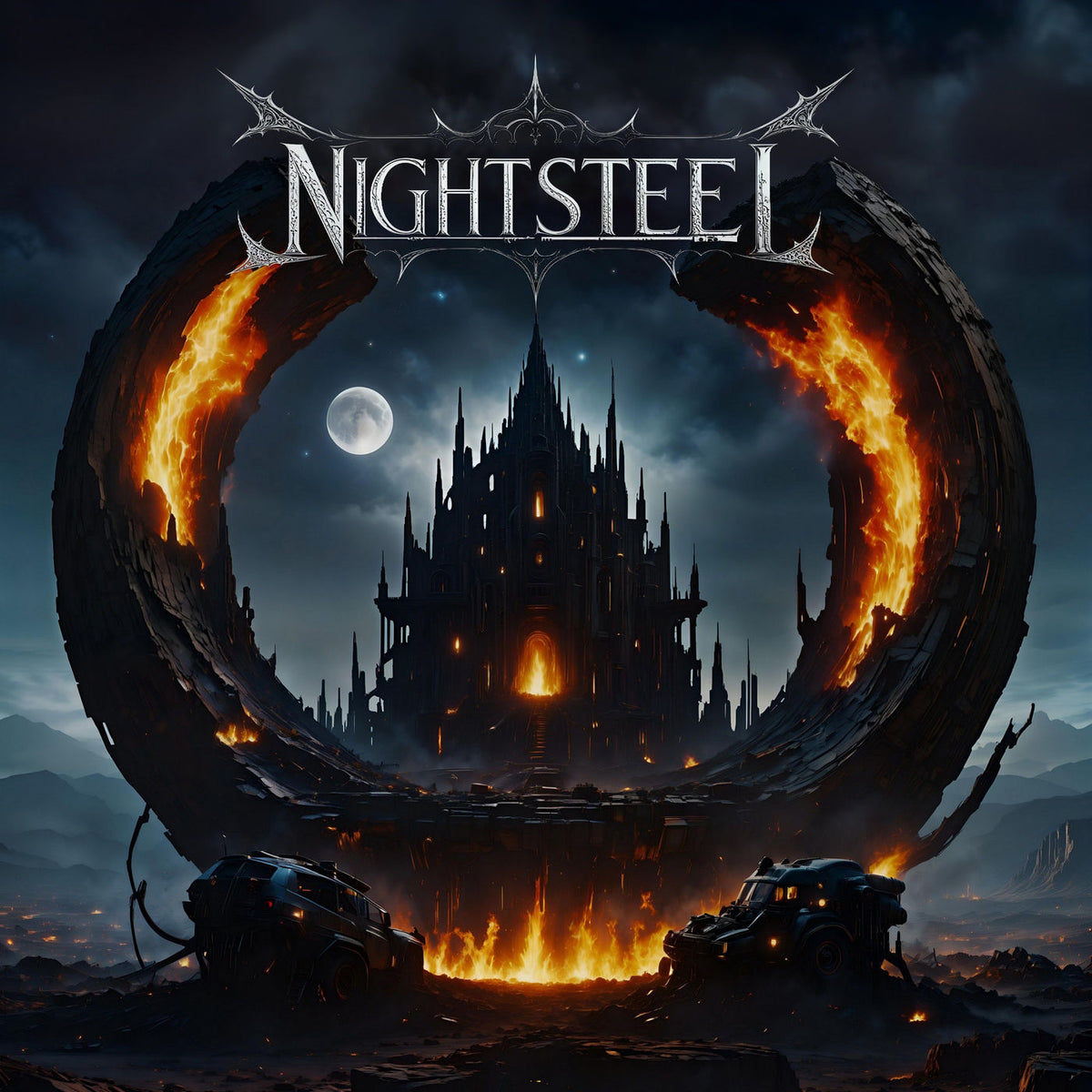 Nightsteel – Nightsteel vinyl record cover