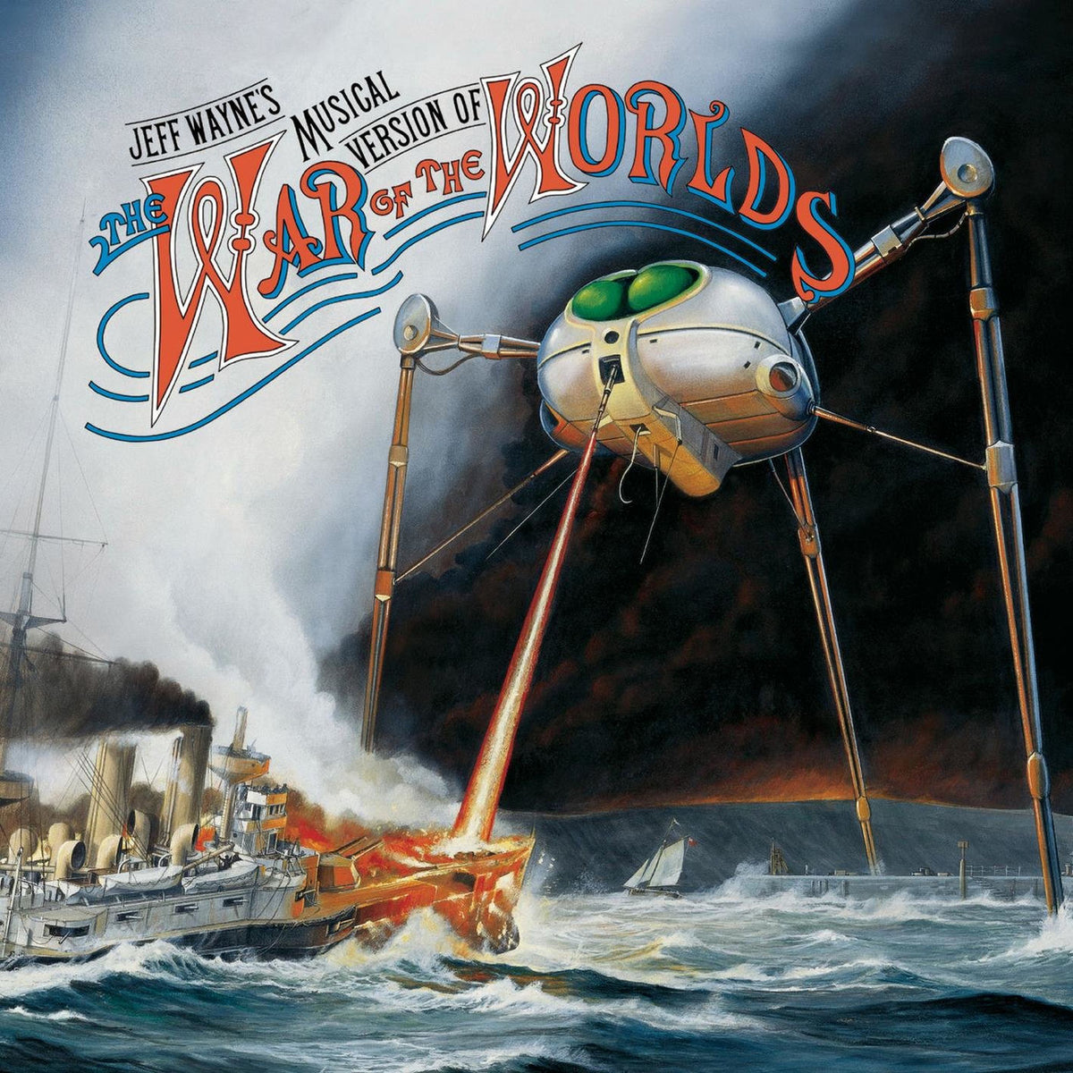 Jeff Wayne – Jeff Wayne's Musical Version Of The War Of The Worlds vinyl record cover