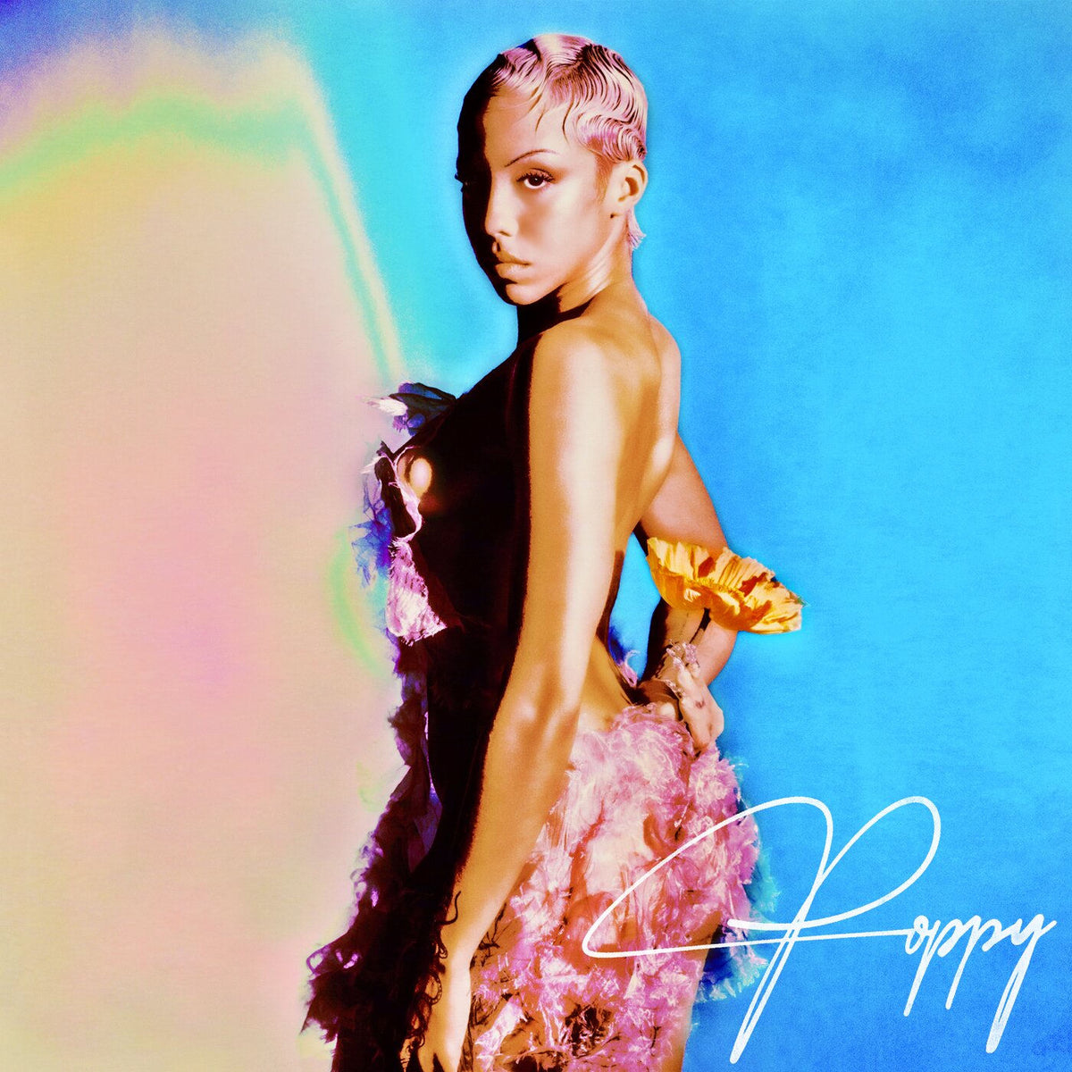 Poppy Ajudha – Poppy vinyl record cover
