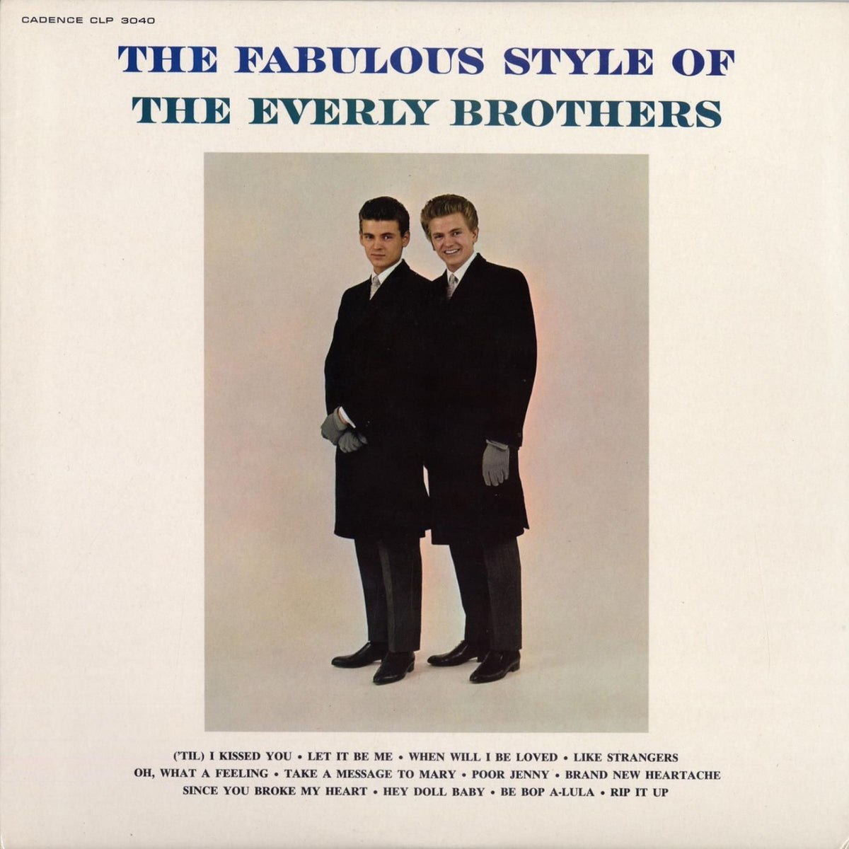 The Everly Brothers – The Fabulous Style of the Everly Brothers vinyl record cover