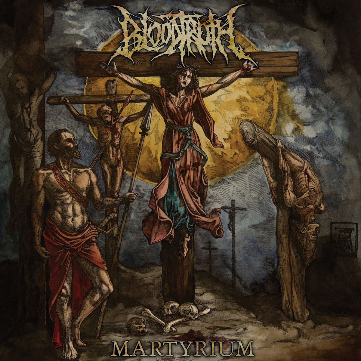 Bloodtruth – Martyrium vinyl record cover