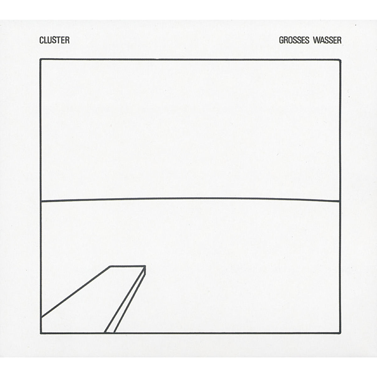 Cluster – Grosses Wasser vinyl record cover