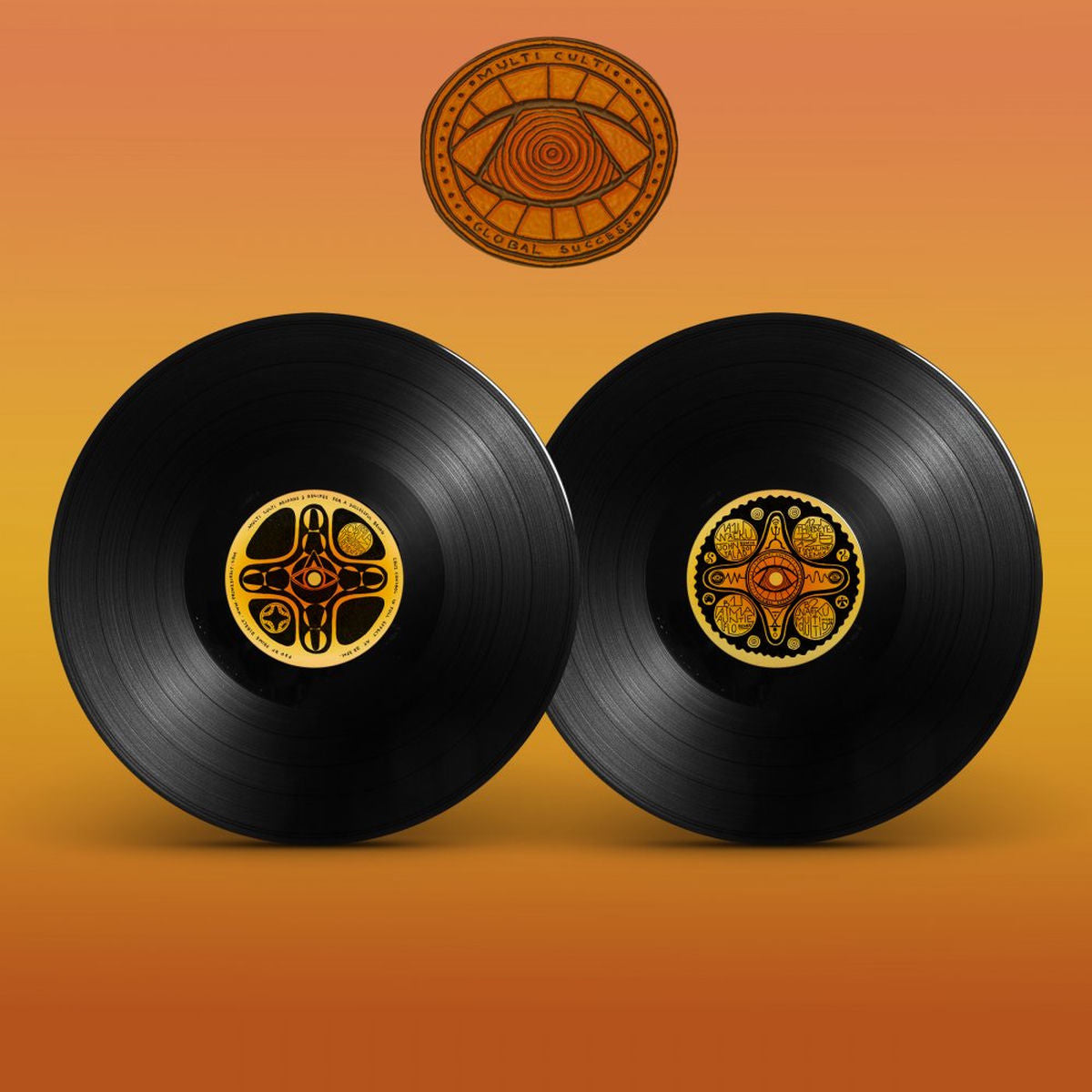 Nicola Cruz – Hybridism Remixes vinyl record cover