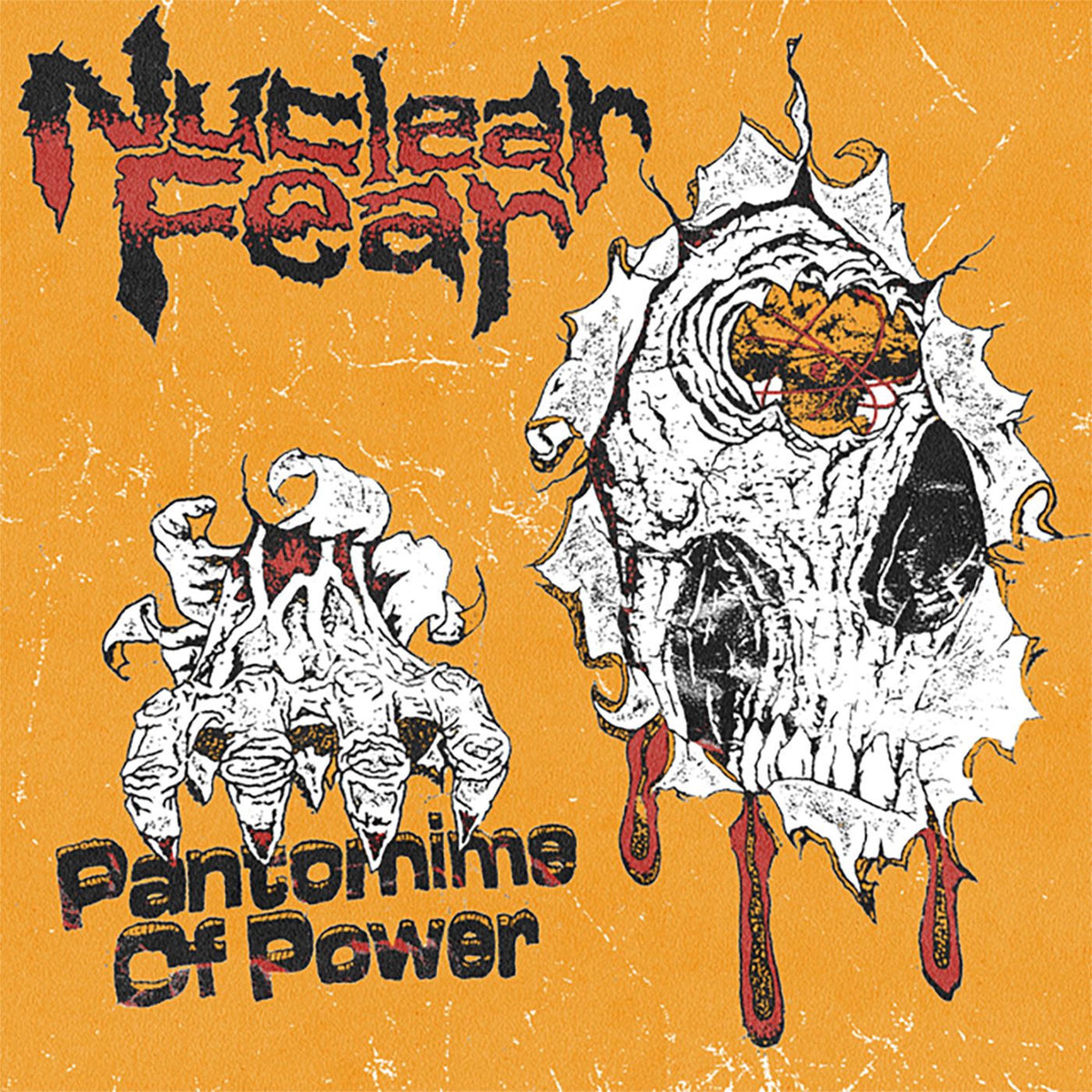 Nuclear Fear – Pantomime Of Power vinyl cover