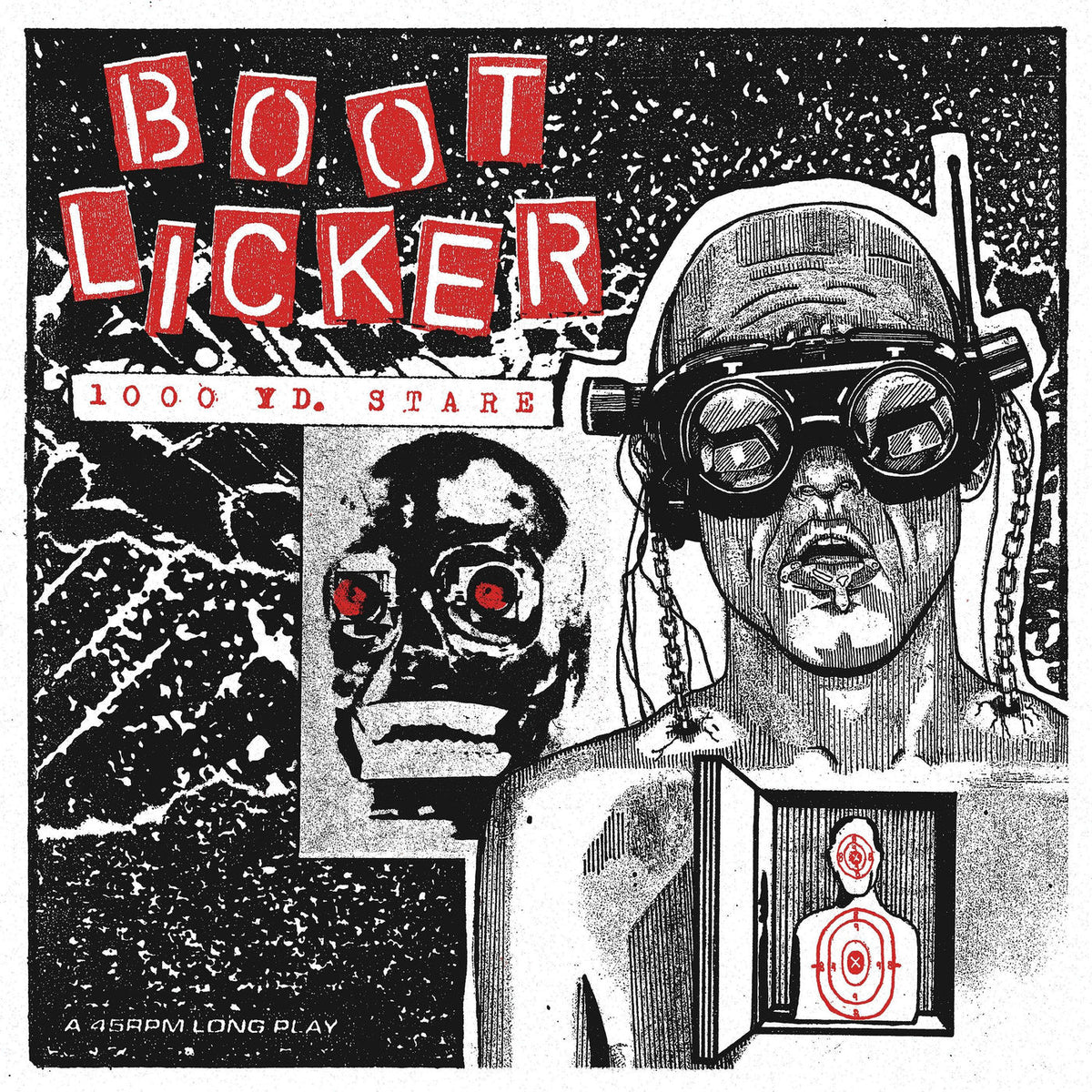 Bootlicker – 1000 Yd. Stare vinyl record cover