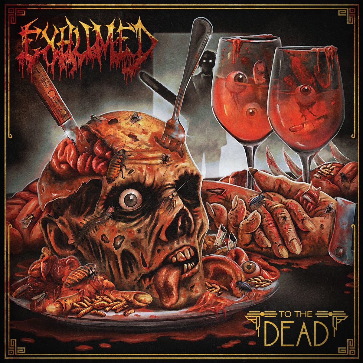 Exhumed – To the Dead vinyl record cover