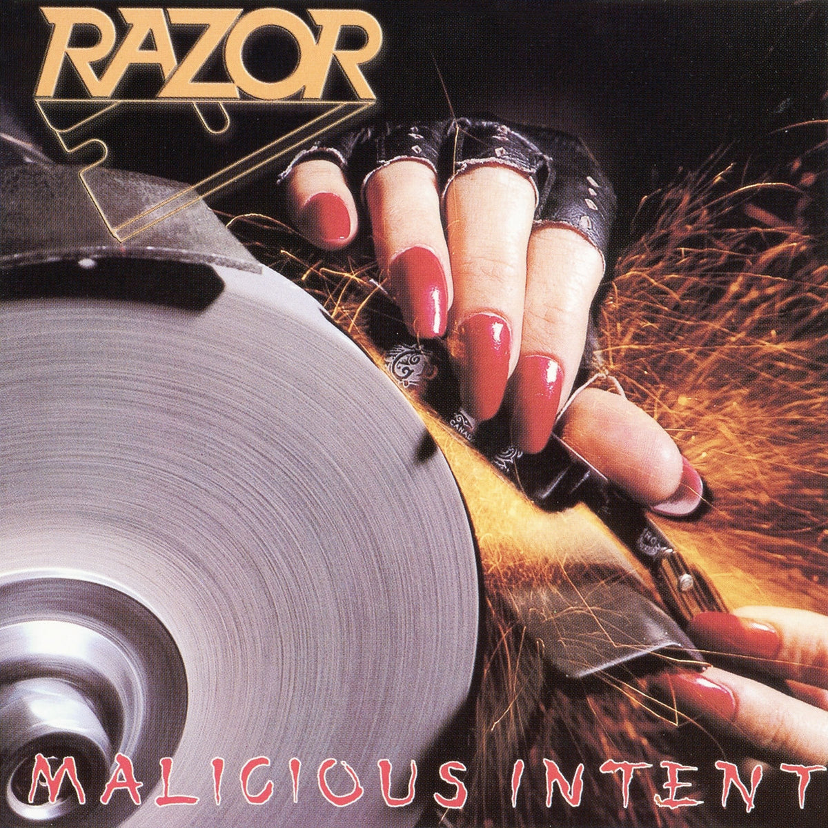 Razor – Malicious Intent vinyl record cover