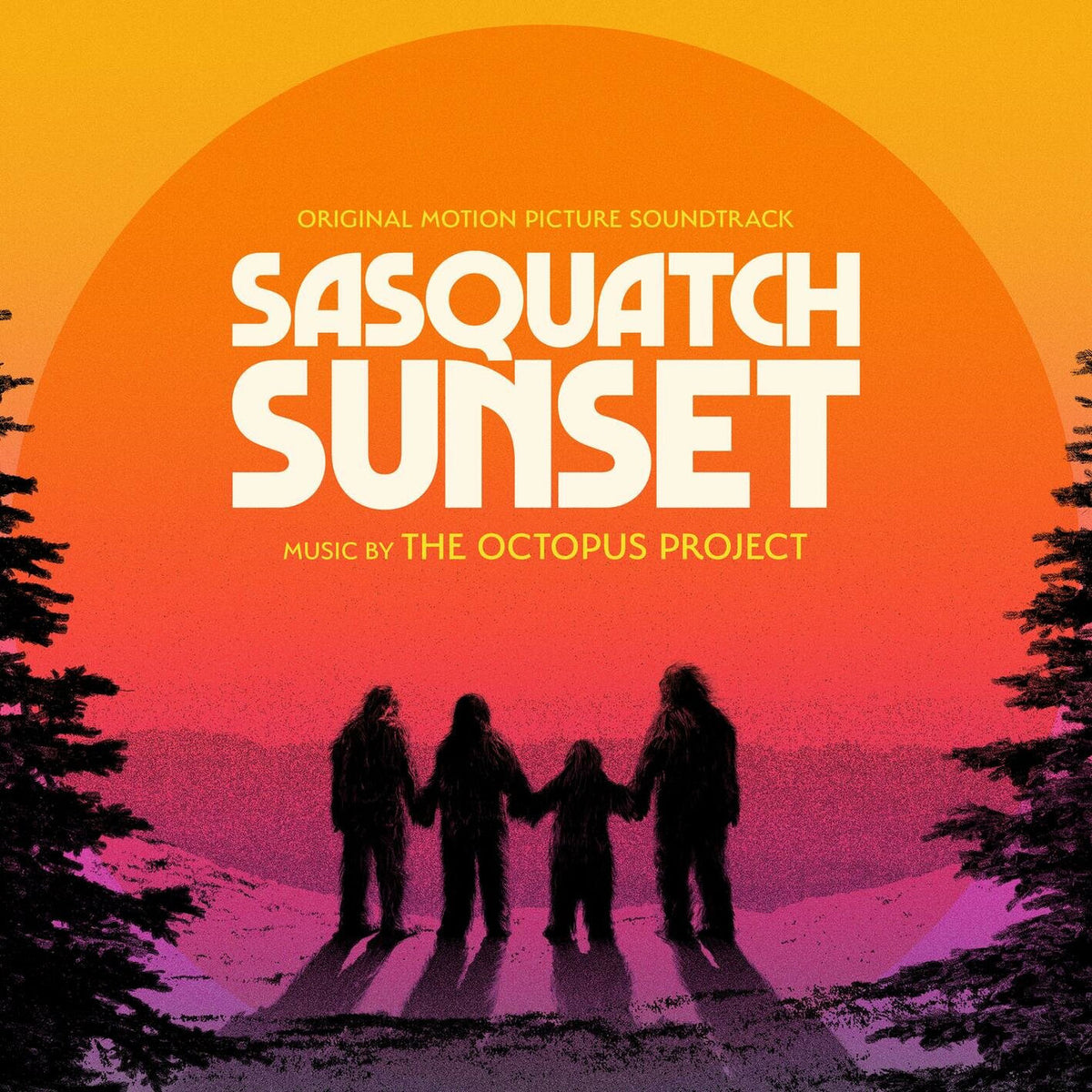 The Octopus Project – Sasquatch Sunset vinyl record cover