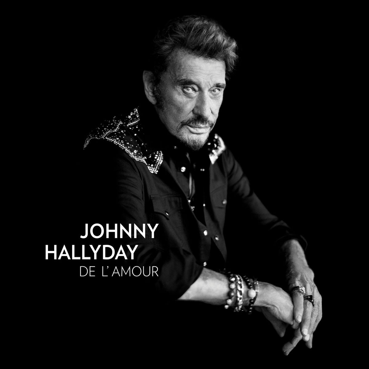 Johnny Hallyday – De L'amour vinyl record cover