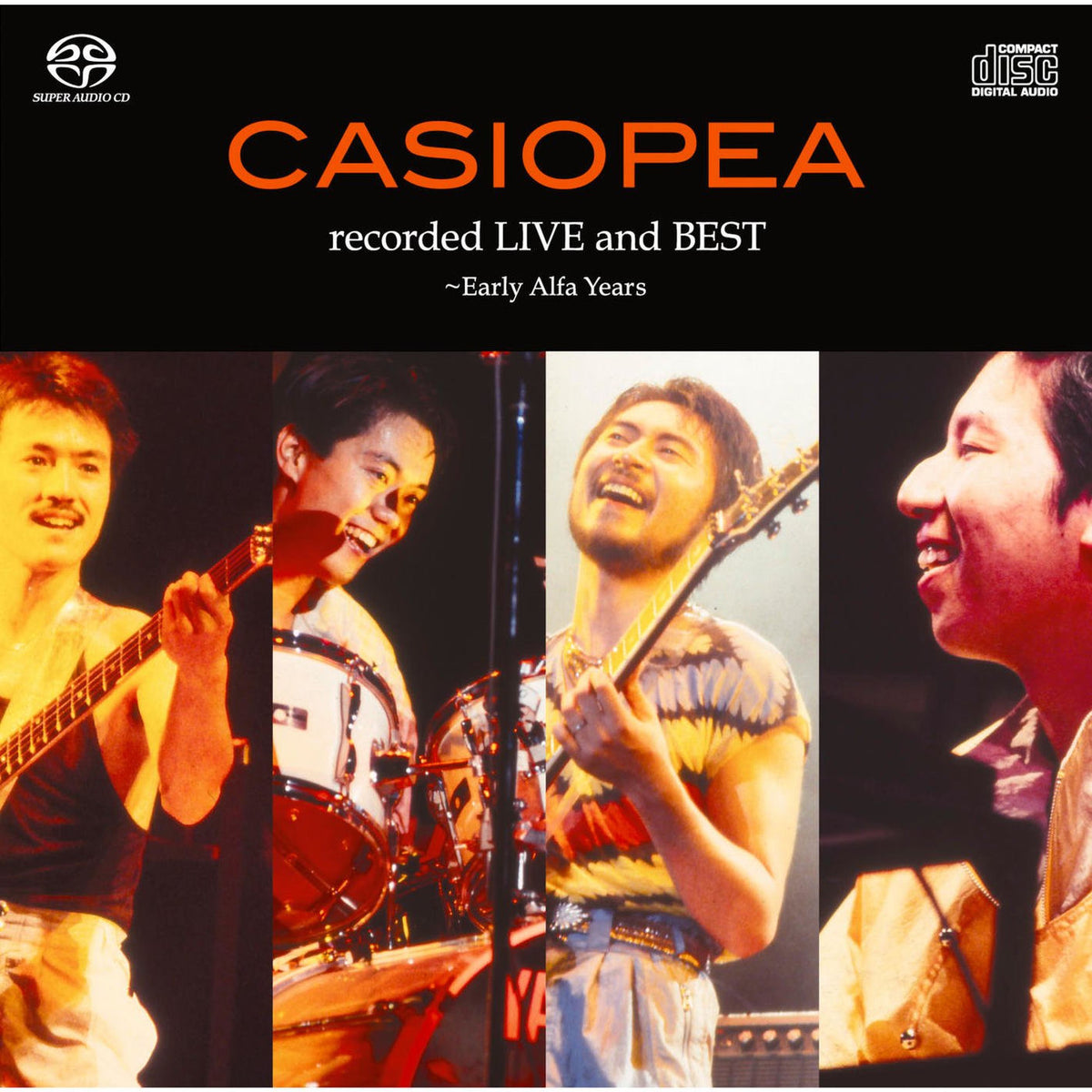 Casiopea – Recorded Live And Best - Early Alfa Years vinyl record cover