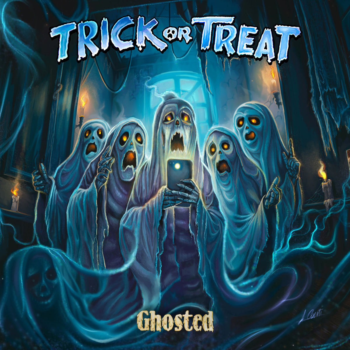 Trick Or Treat – Ghosted vinyl record cover