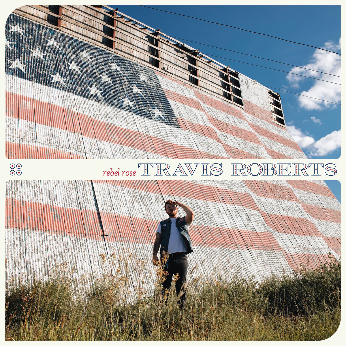 Travis Roberts – Rebel Rose vinyl record cover