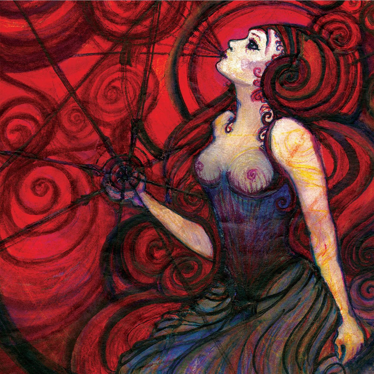 Nachtmystium – The world we left behind vinyl record cover