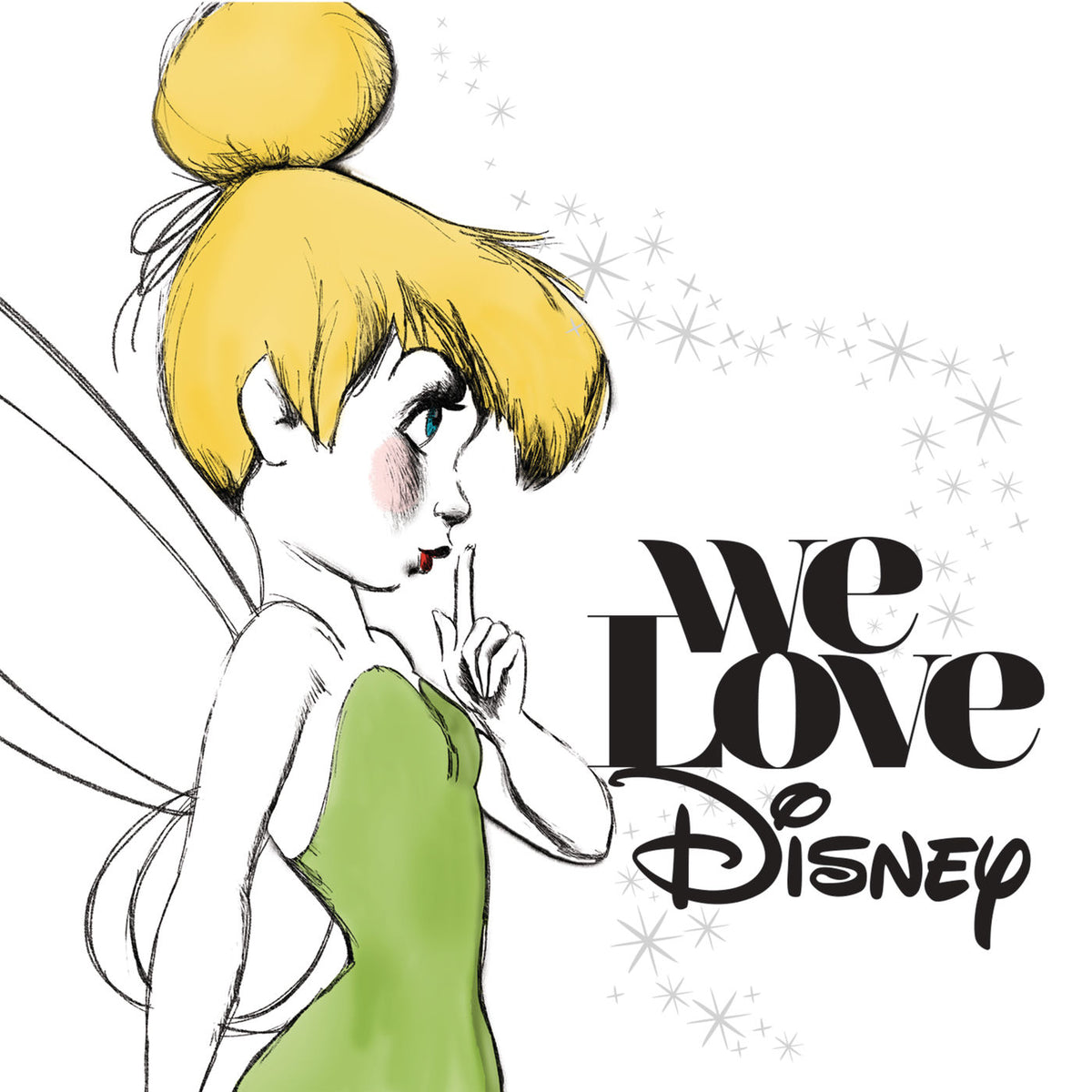 Various Artists – We Love Disney (Limited Edition, Picture Disc Vinyl) (2 Lp's) vinyl record cover
