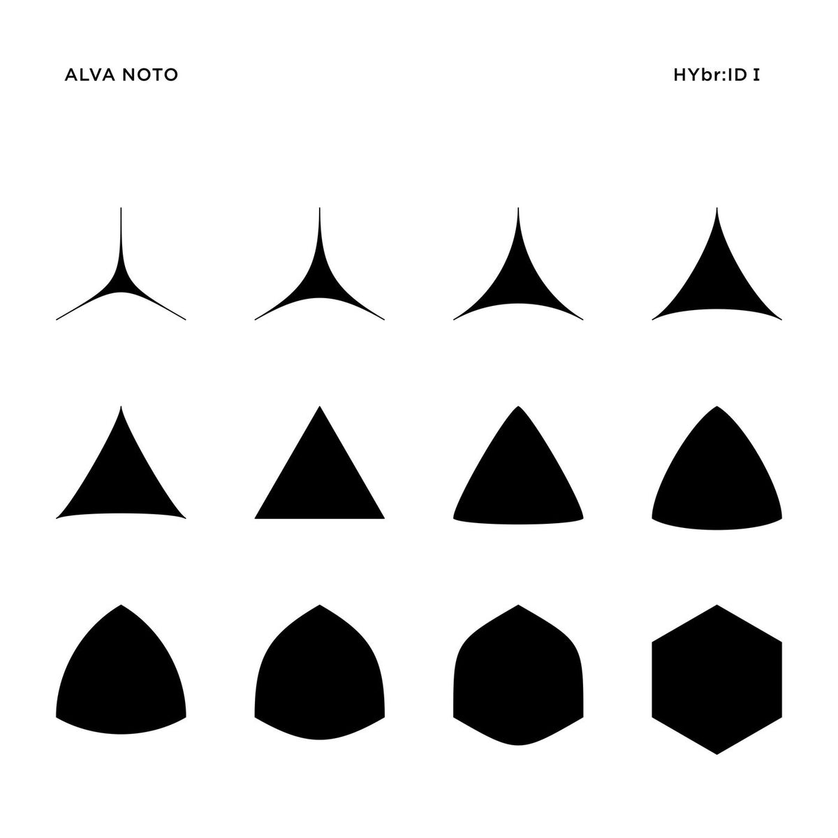 Alva Noto – HYbr:ID I vinyl cover