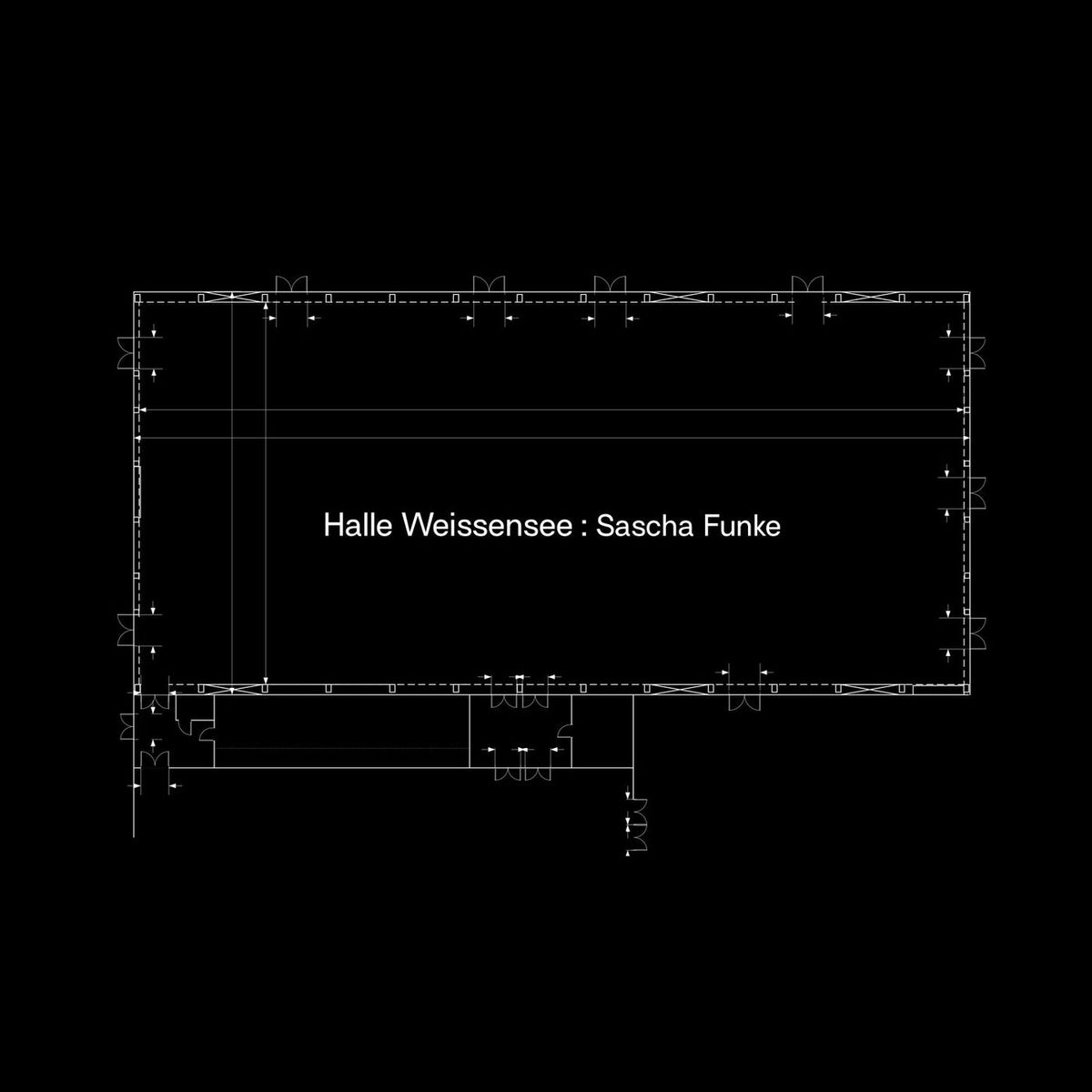Sascha Funke – Halle Weissensee vinyl cover