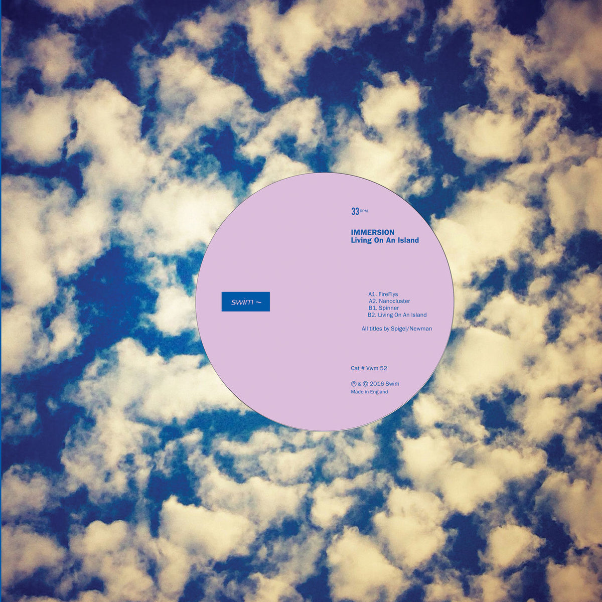 Immersion – Living On An Island vinyl cover