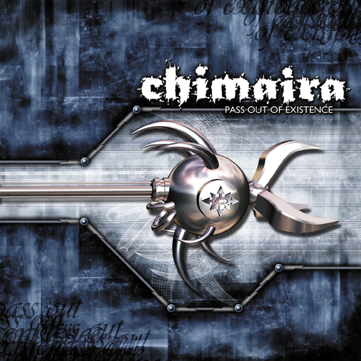 Chimaira – Pass Out Of Existence [3LP] (ROG 20TH ANNIVERSARY, DELUXE EDITION, DEMOS & PREVIOUSLY UNRELEASED LIVE SHOW FROM 2002, INDIVIDUALLY NUMBERED/LIMITED TO 1500) vinyl record cover
