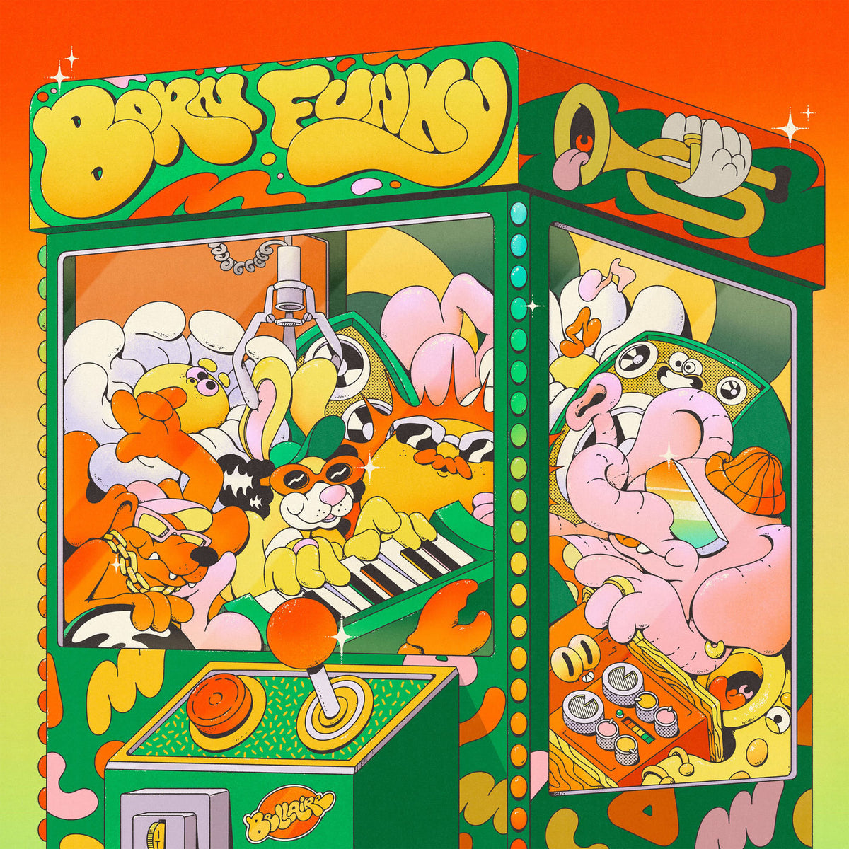 Bellaire – Born Funky vinyl record cover