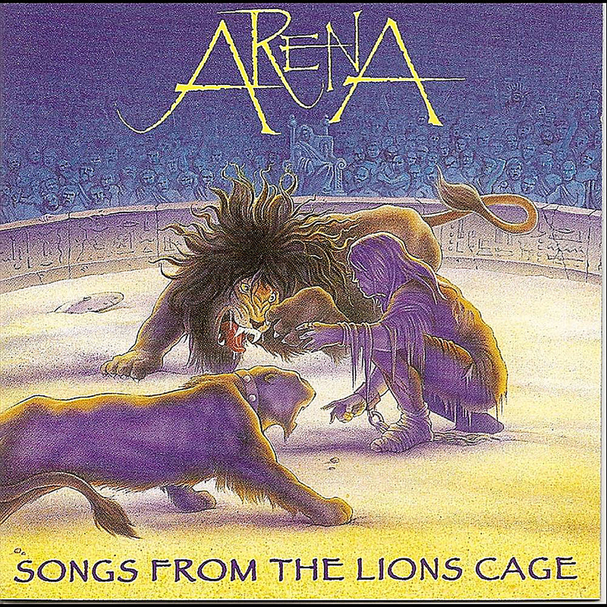 Arena – Songs From The Lion'S Cage vinyl record cover