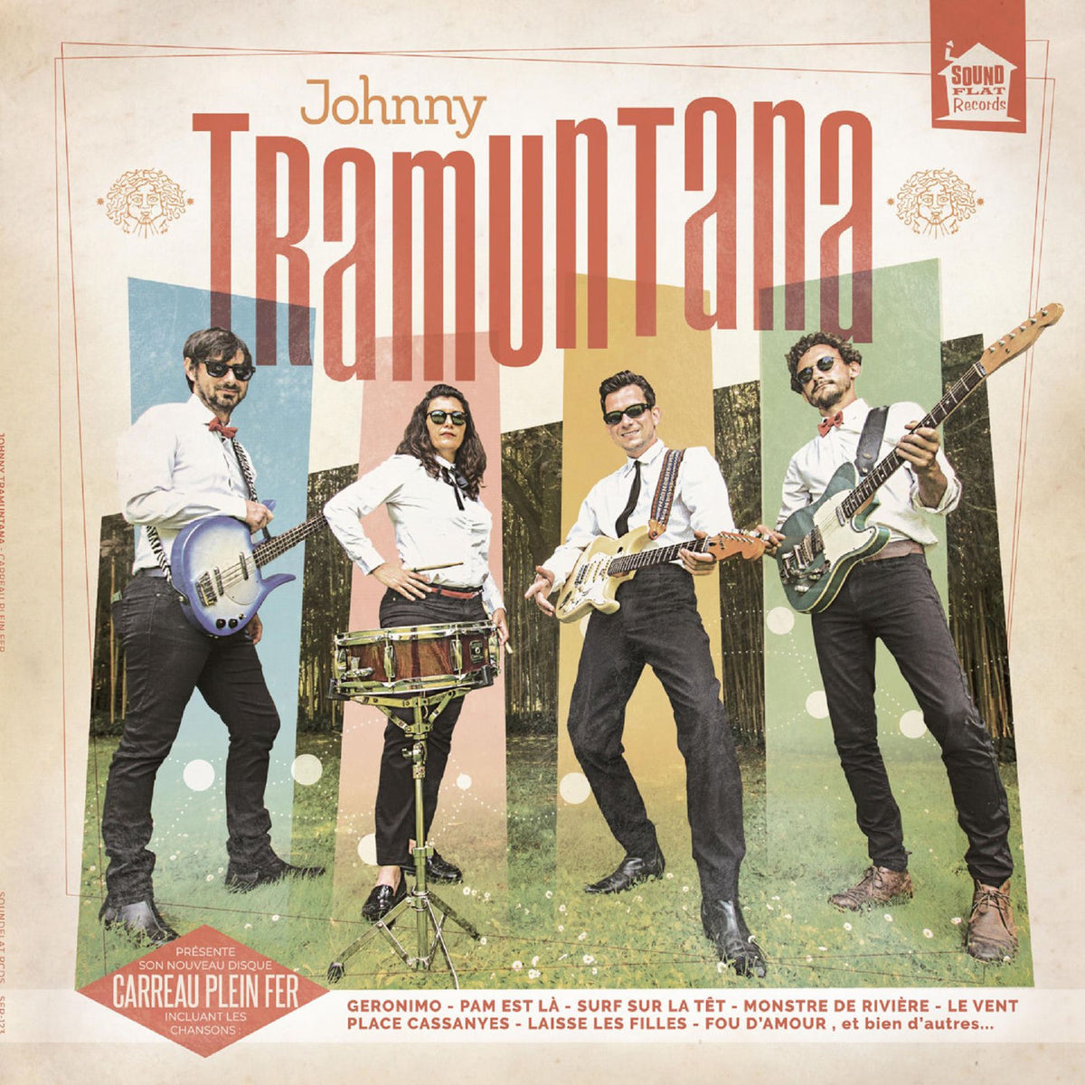 Johnny Tramuntana – Carreau Plein Fer vinyl record cover