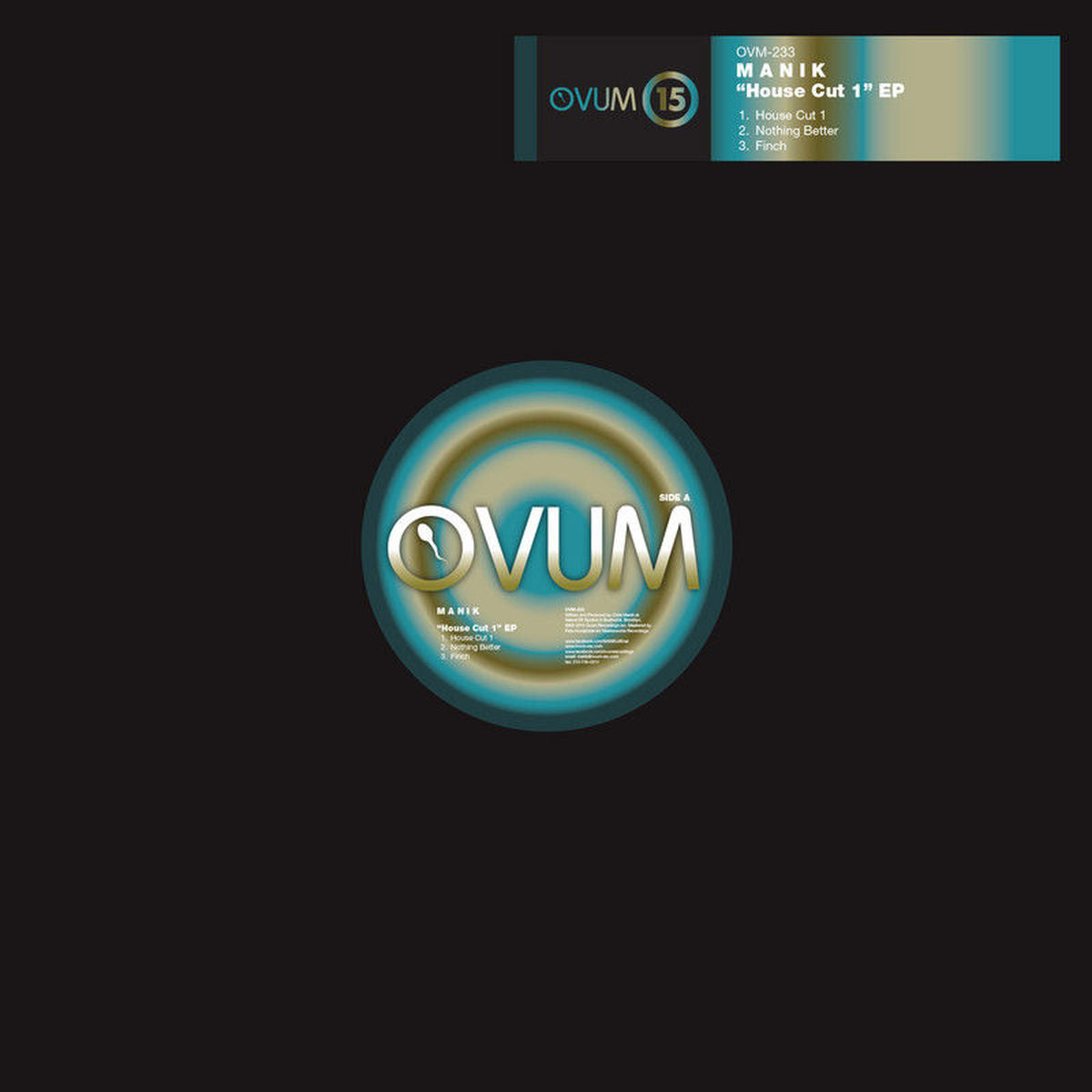 M A N I K – House Cut 1 EP vinyl cover
