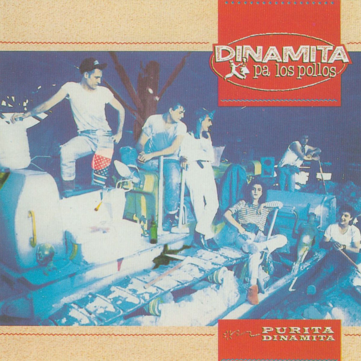 Dinamita Pa Los Pollos – Purita Dinamita [2LP] vinyl record cover