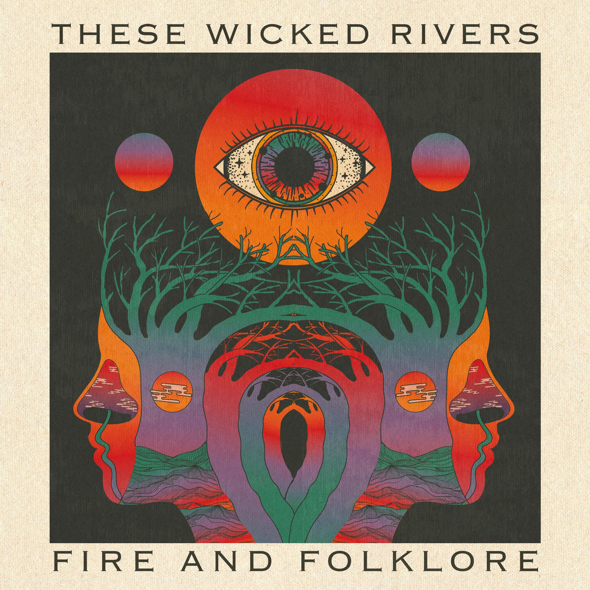 These Wicked Rivers – Fire and Folklore vinyl cover