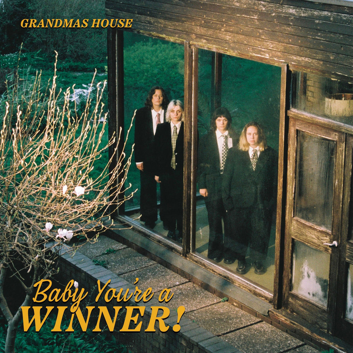 Grandmas House – Baby You'Re A Winner (LIMITED YELLOW & RED MARBLE COLOURED VINYL) vinyl record cover