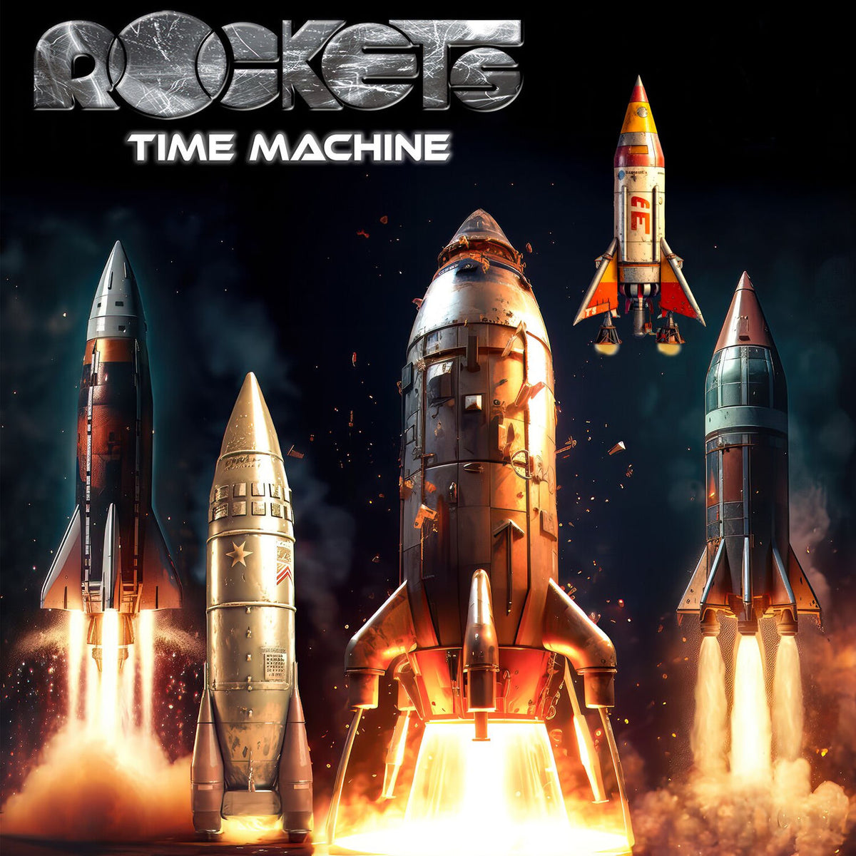 Rockets – Time Machine vinyl record cover