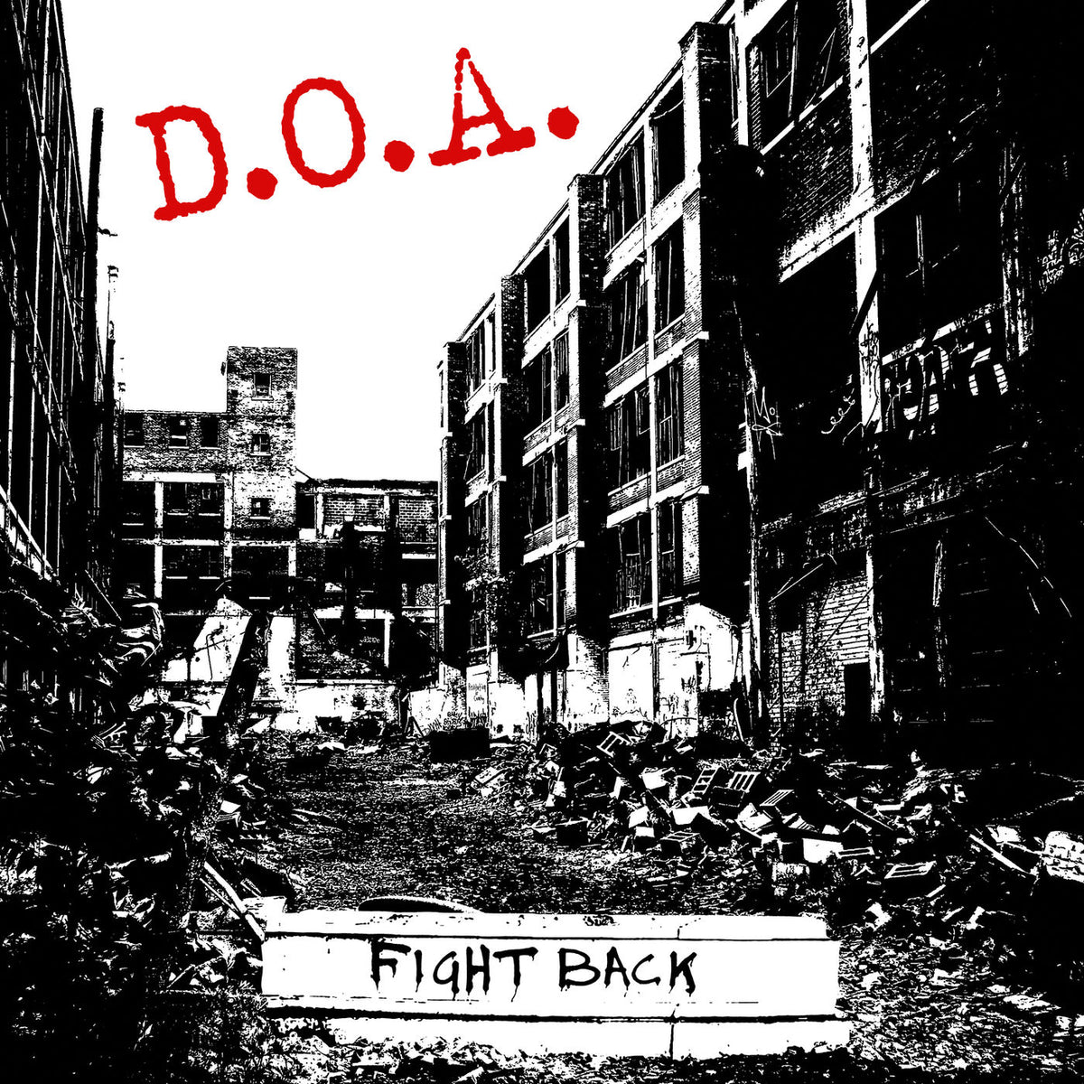D.O.A. – Fight Back vinyl record cover