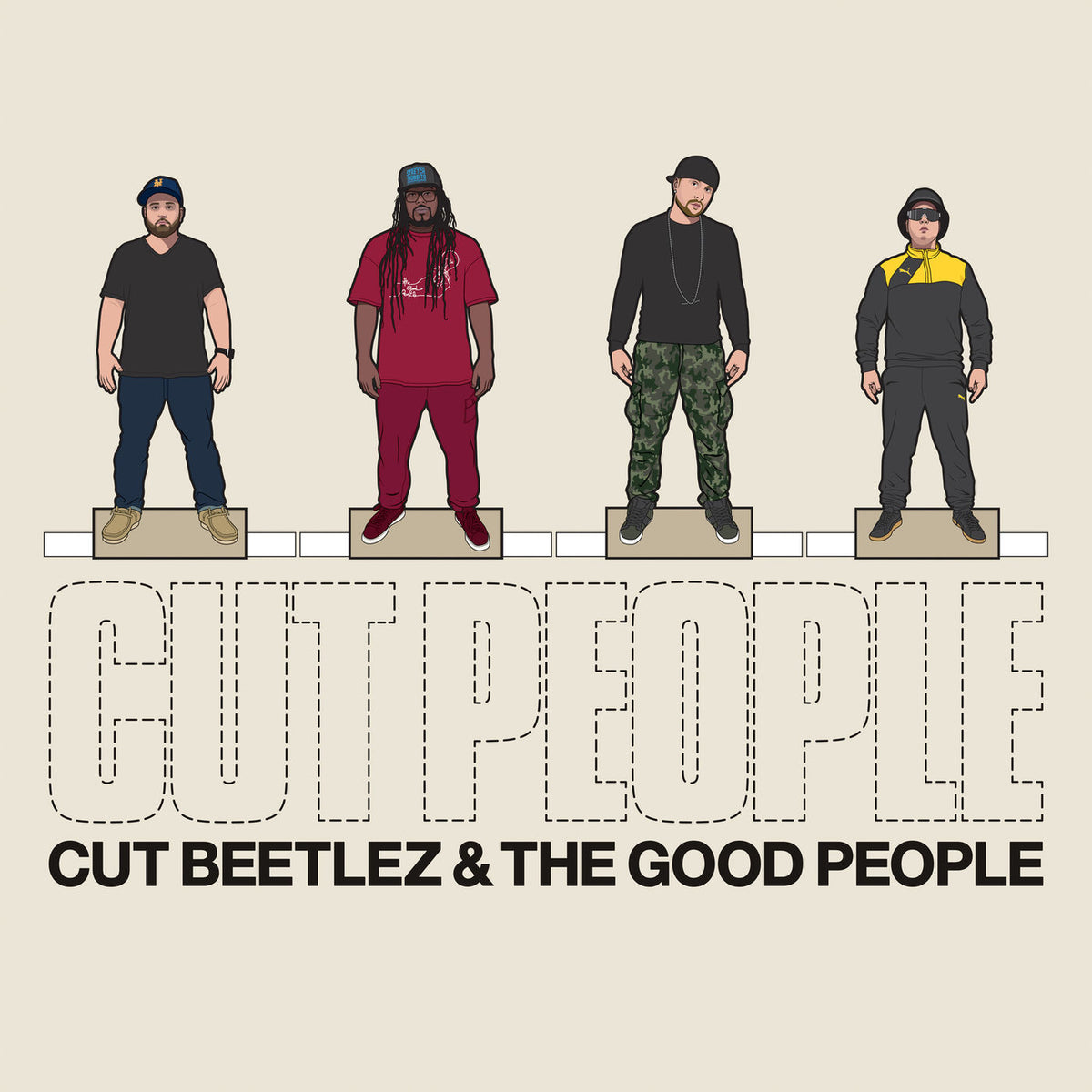 Cut Beetlez – Cut People vinyl record cover