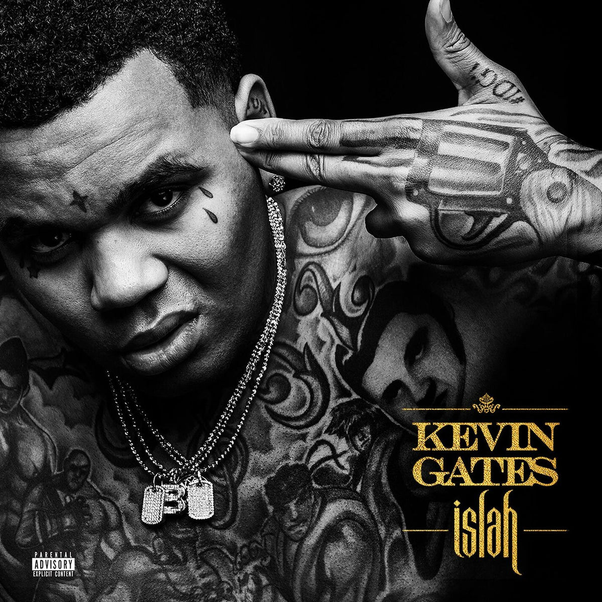 Kevin Gates – Islah (2LP Crystal Clear) vinyl record cover