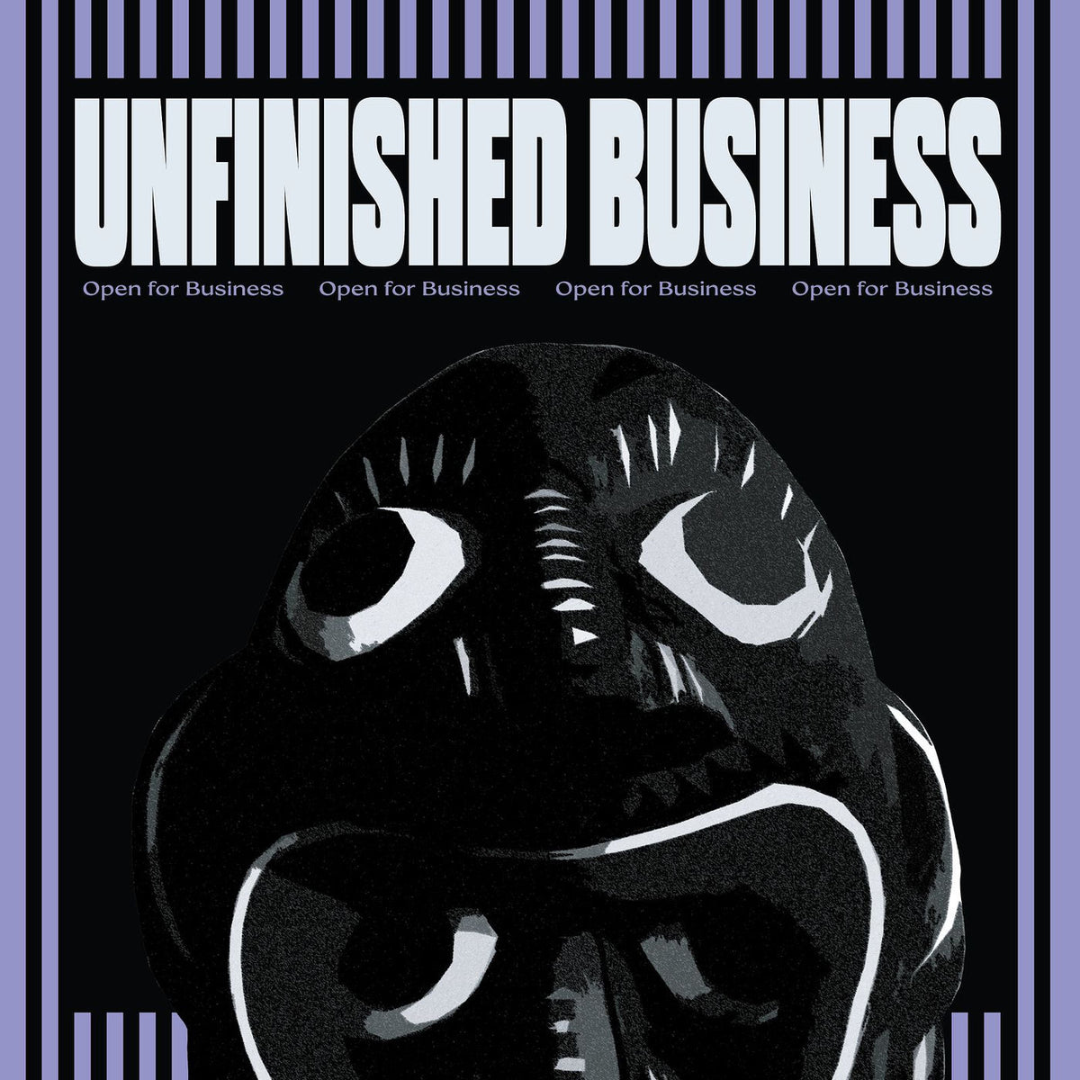 Unfinished Business – Open For Business vinyl record cover
