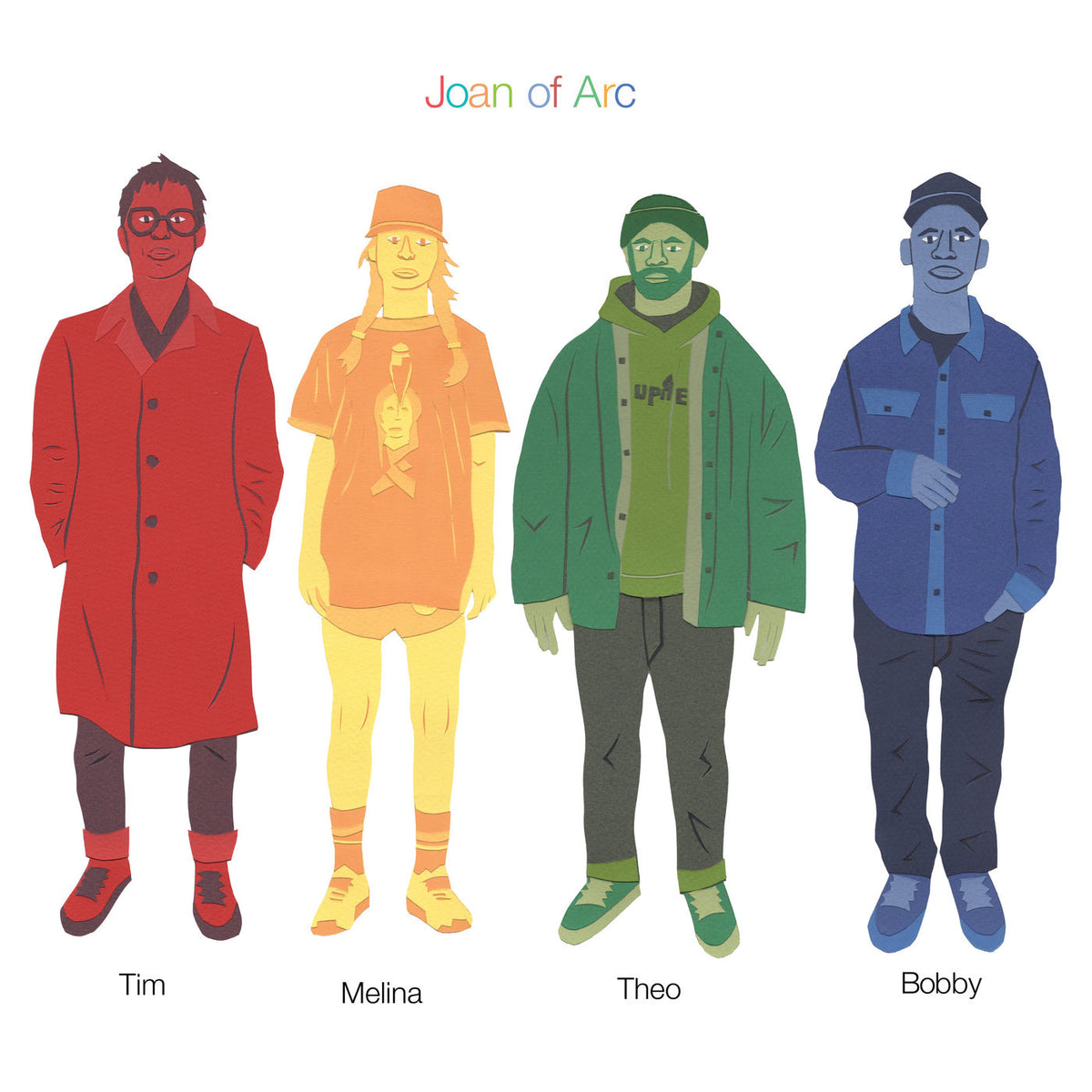 Joan of Arc – Tim Melina Theo Bobby vinyl record cover