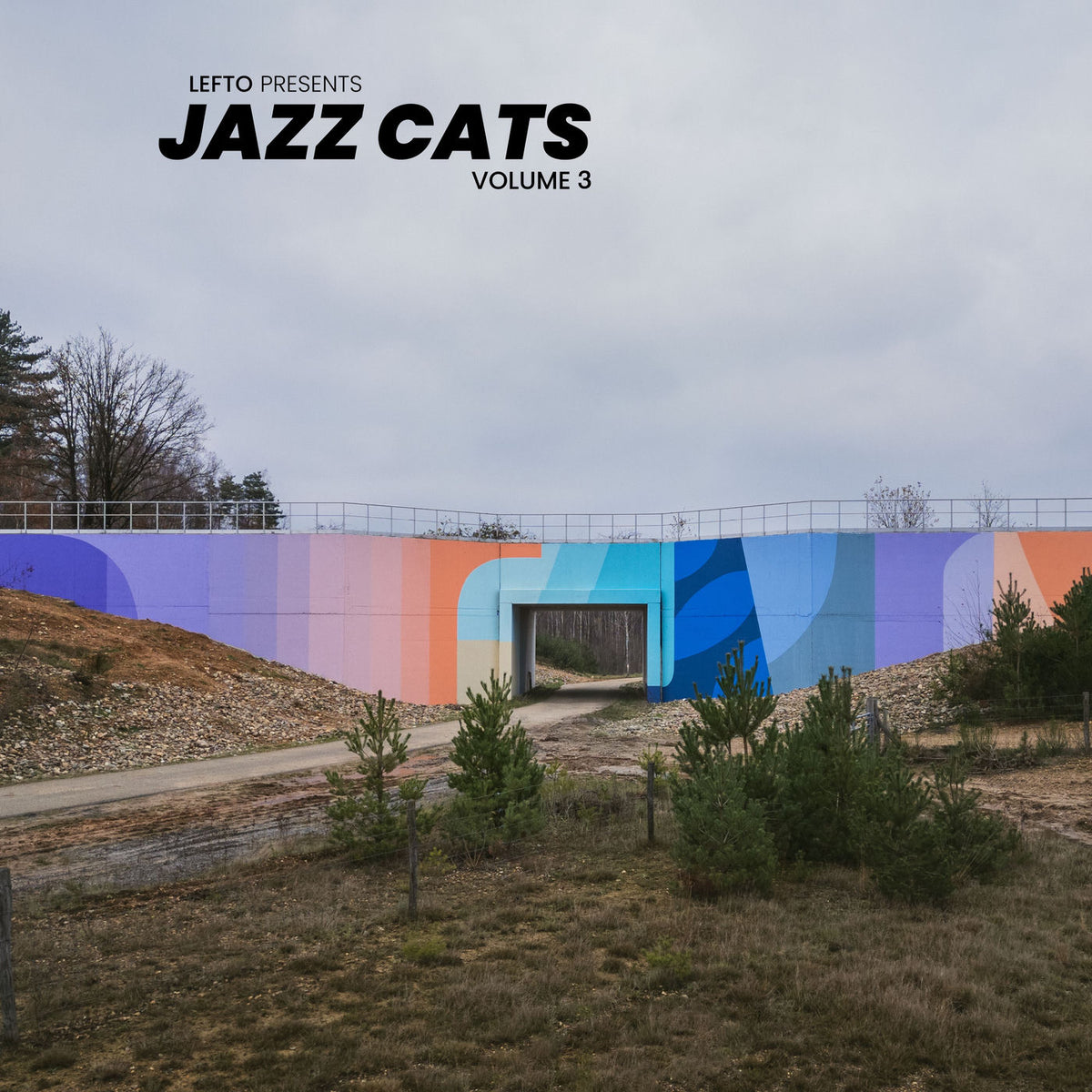 Various Artists – Lefto Presents Jazz Cats Volume 3 [2LP] (VIOLET VINYL, IMPORT) vinyl record cover