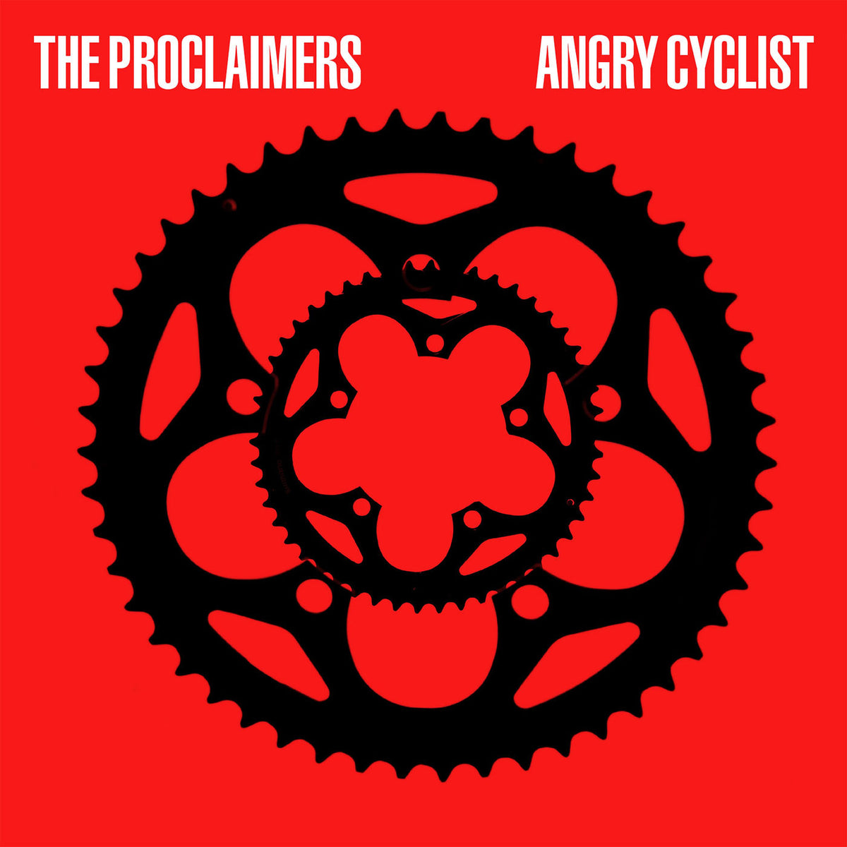 The Proclaimers – Angry Cyclist vinyl cover