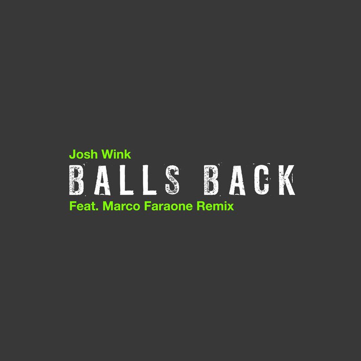 Josh Wink – Balls Back vinyl cover