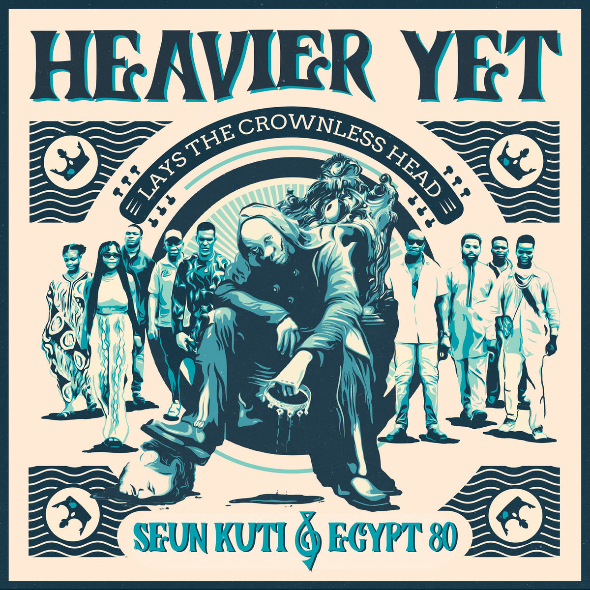 Seun Kuti – Heavier Yet (Lays The Crownless Head) vinyl cover