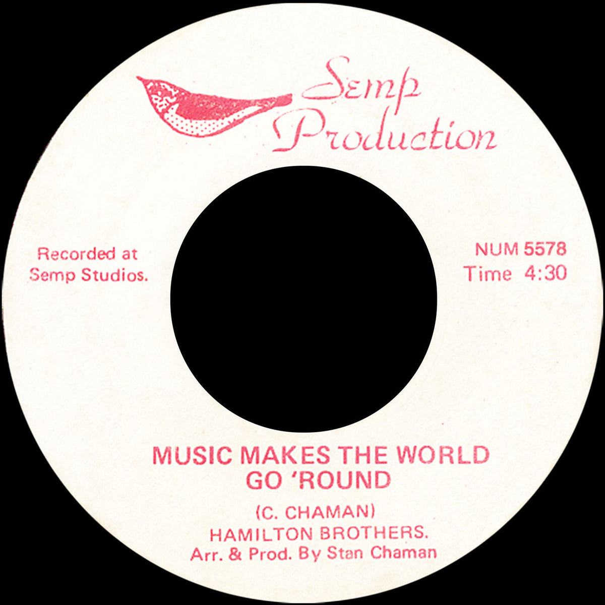 Hamilton Brothers – Music Makes The World Go Round vinyl cover