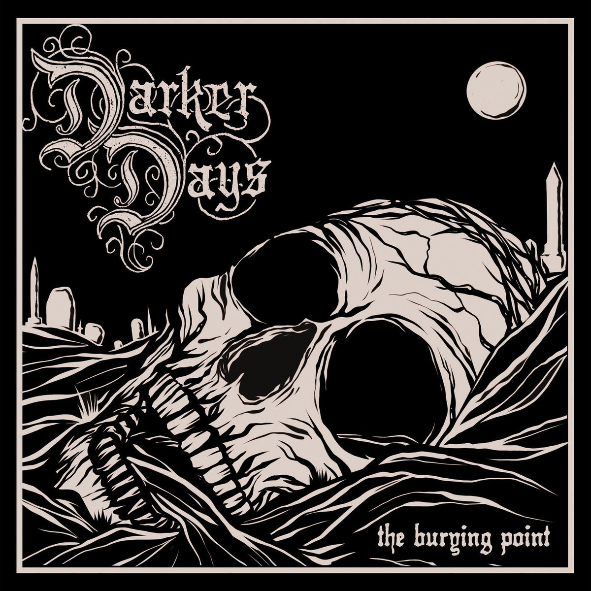 Darker Days – The Burying Point (PURPLE VINYL) vinyl record cover